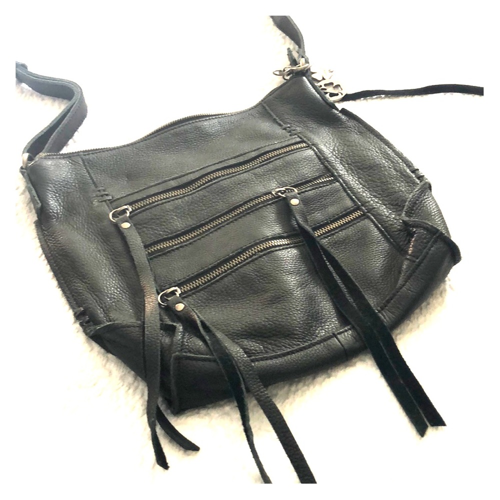 Lucky brand black leather purse